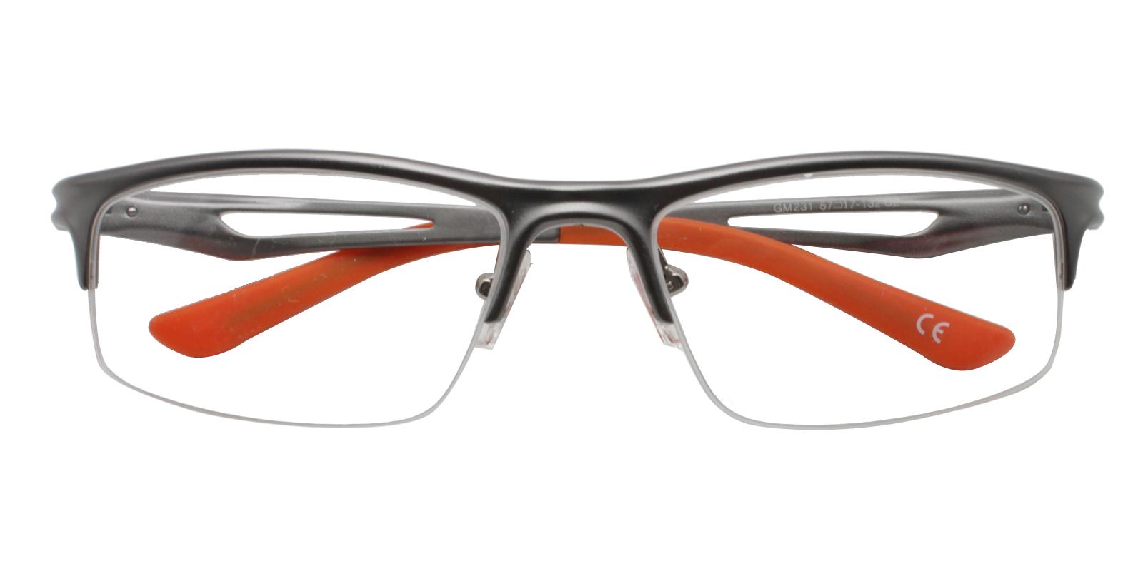 Valencia Gray Prescription Glasses Front
