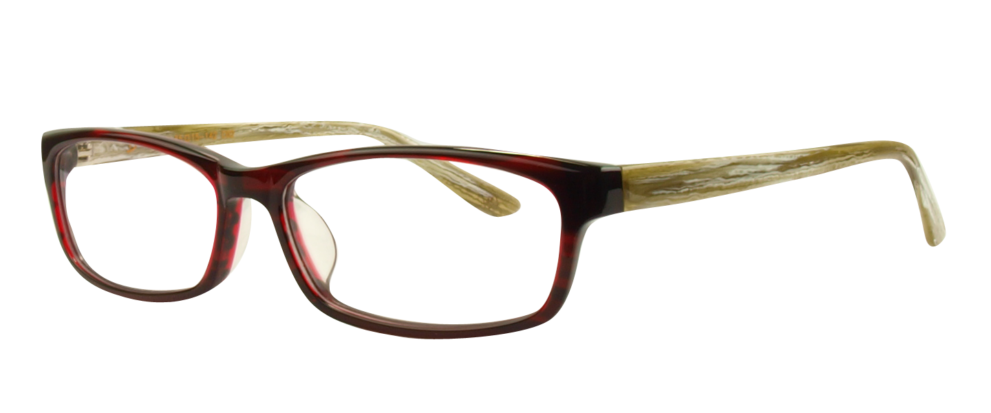 Anna Red Prescription Glasses Side