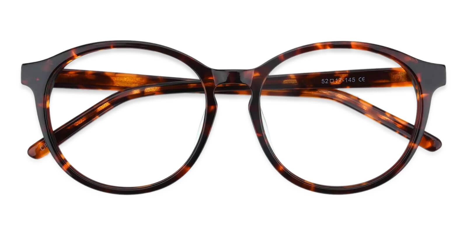 Kaitlyn Tortoise Prescription Glasses Front