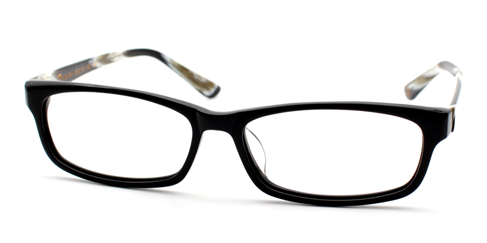 Anna Black Prescription Glasses Side