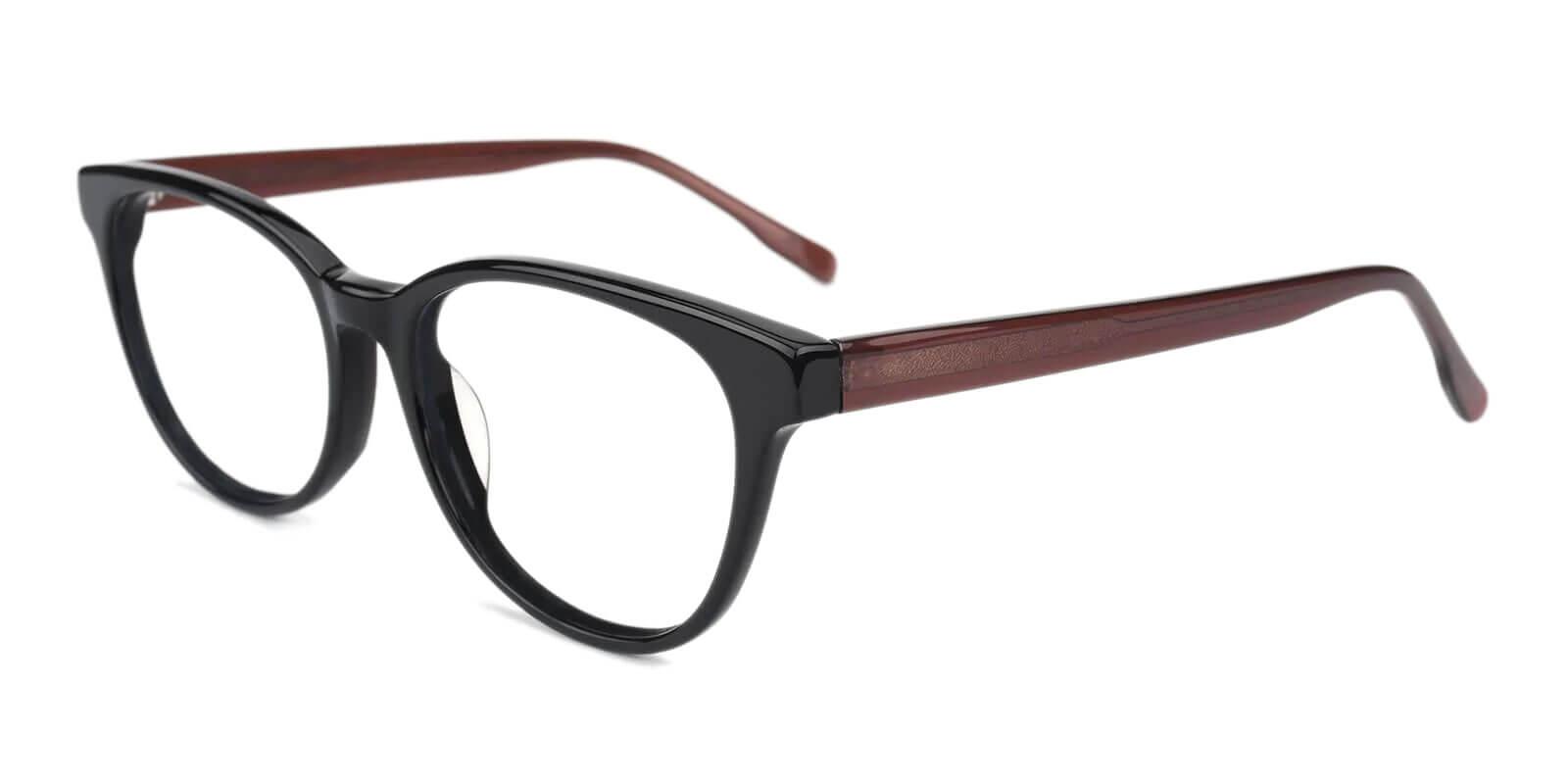 Brooklyn Black Prescription Glasses Side