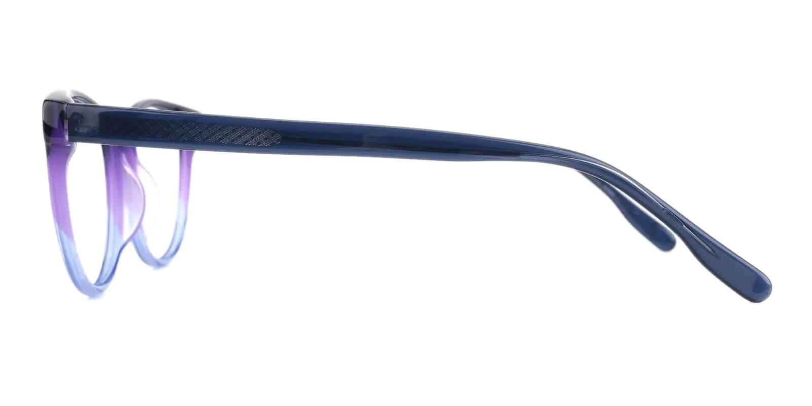 Brooklyn Blue Prescription Glasses Leg