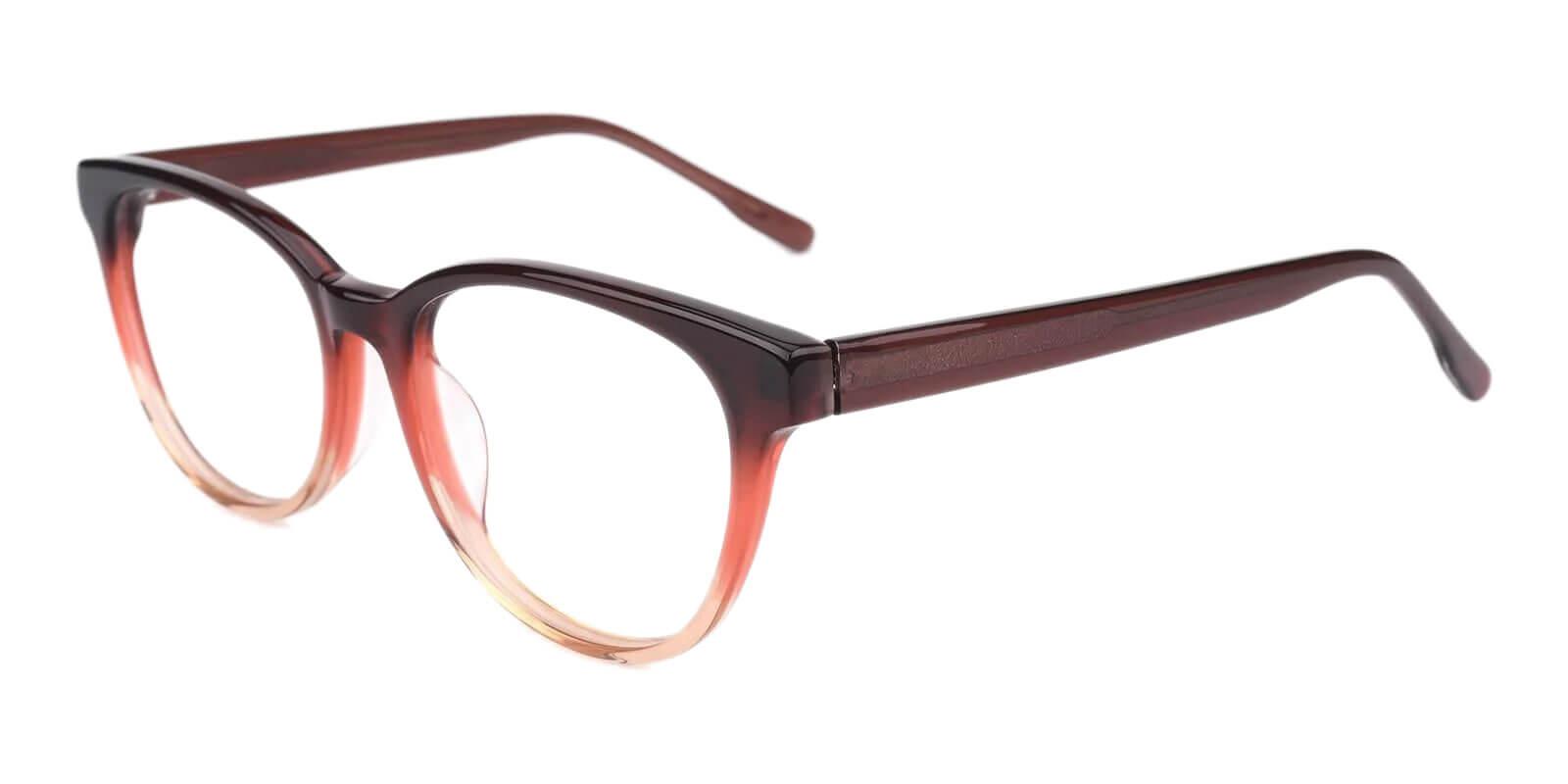Brooklyn Brown Prescription Glasses Side