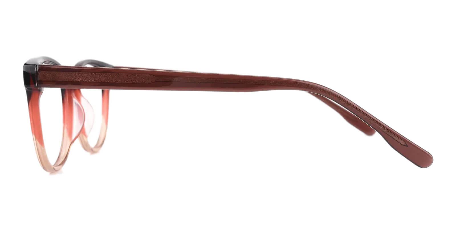 Brooklyn Brown Prescription Glasses Leg