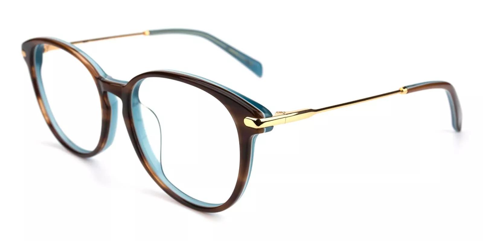 Clinton Tortoiseshell Prescription Glasses Side