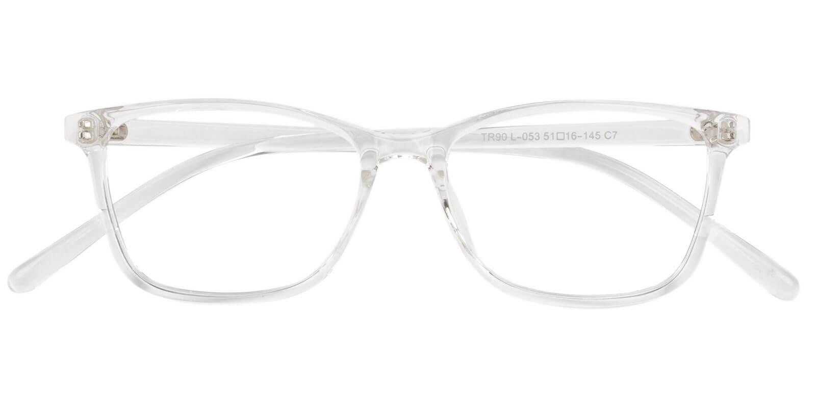 Davenport Clear Prescription Glasses Front