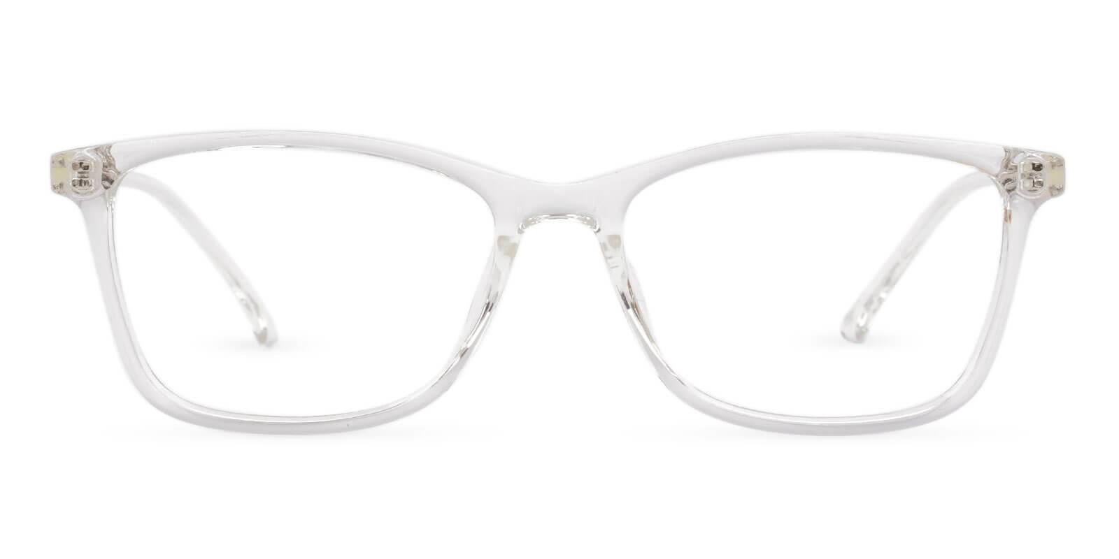 Davenport Clear Prescription Glasses Face