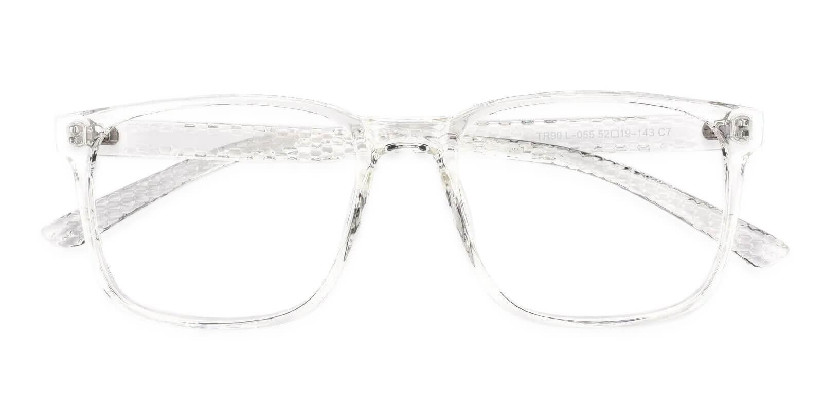 Renton Clear Prescription Glasses Front