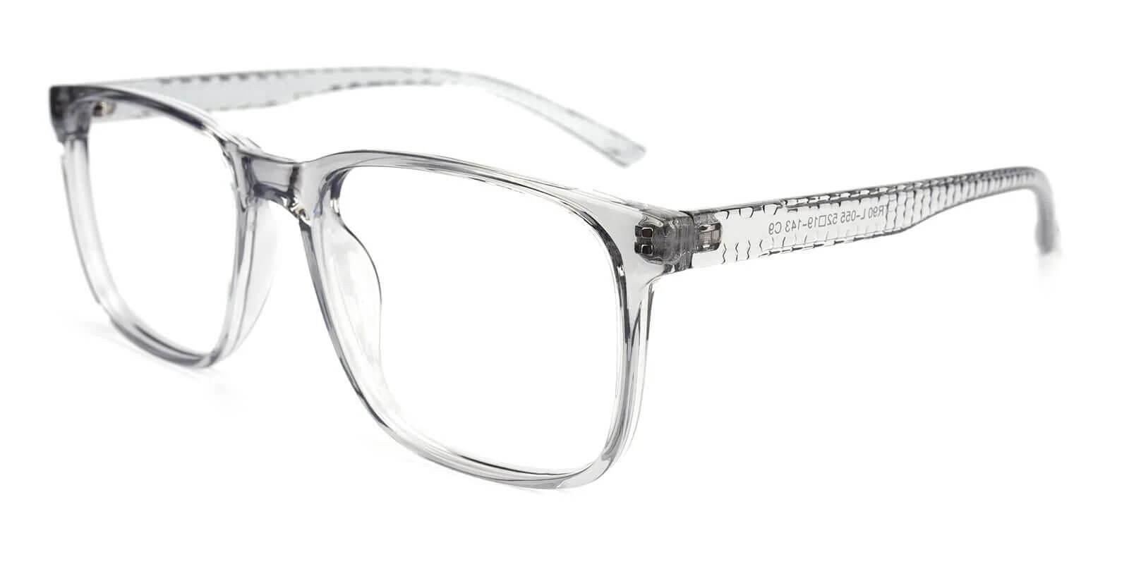 Renton Gray Prescription Glasses Side