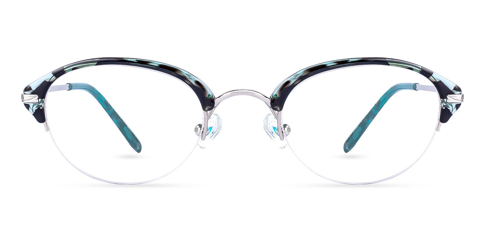 Burbank Green Prescription Glasses Face