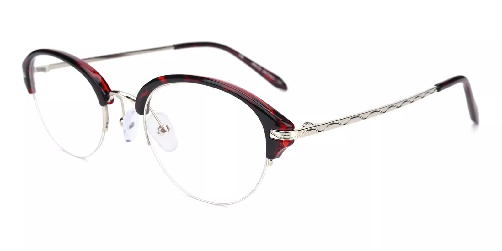 Burbank Red Prescription Glasses Side