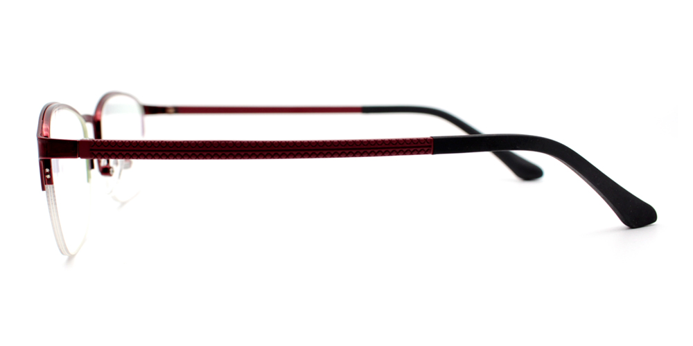 Fatoumata Red Prescription Glasses Leg