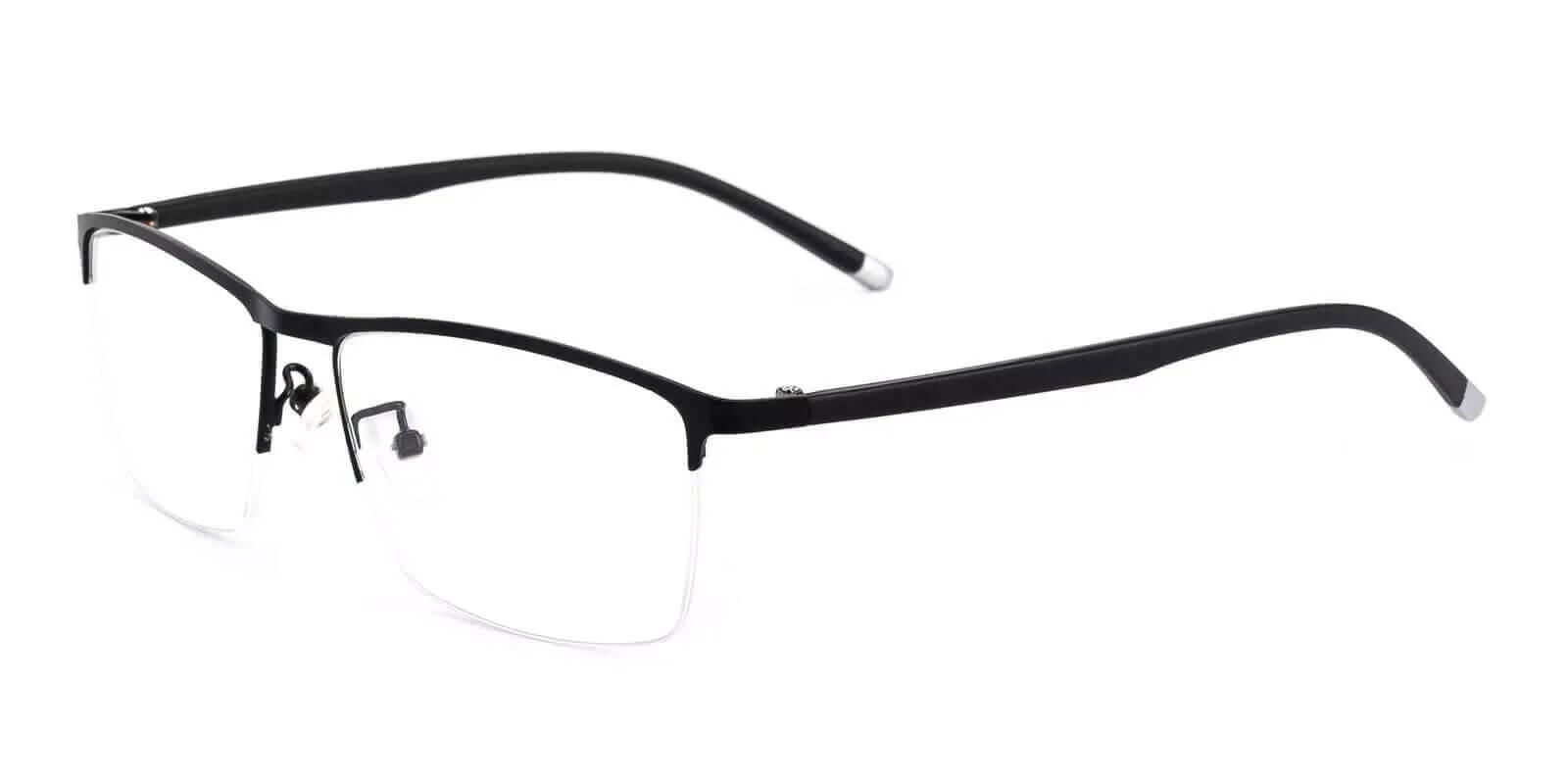 Eve Black Prescription Glasses Side