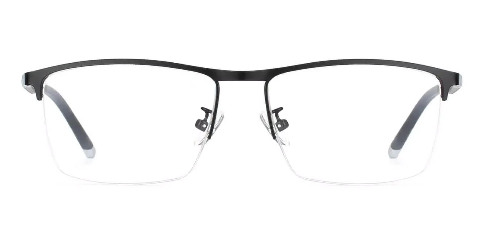 Eve Black Prescription Glasses Face