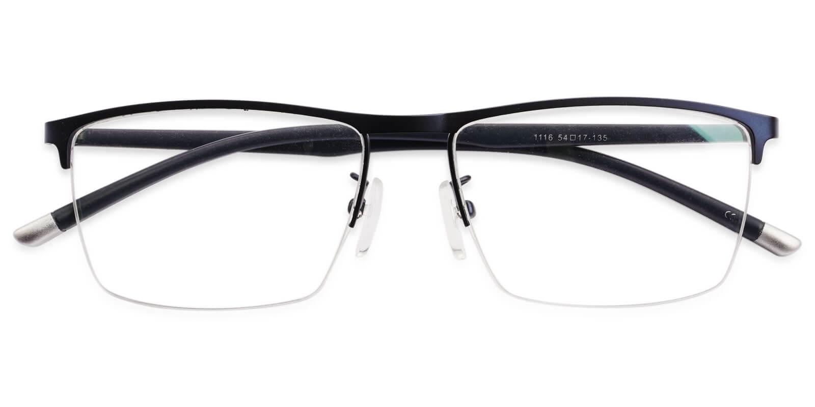 Eve Blue Prescription Glasses Front