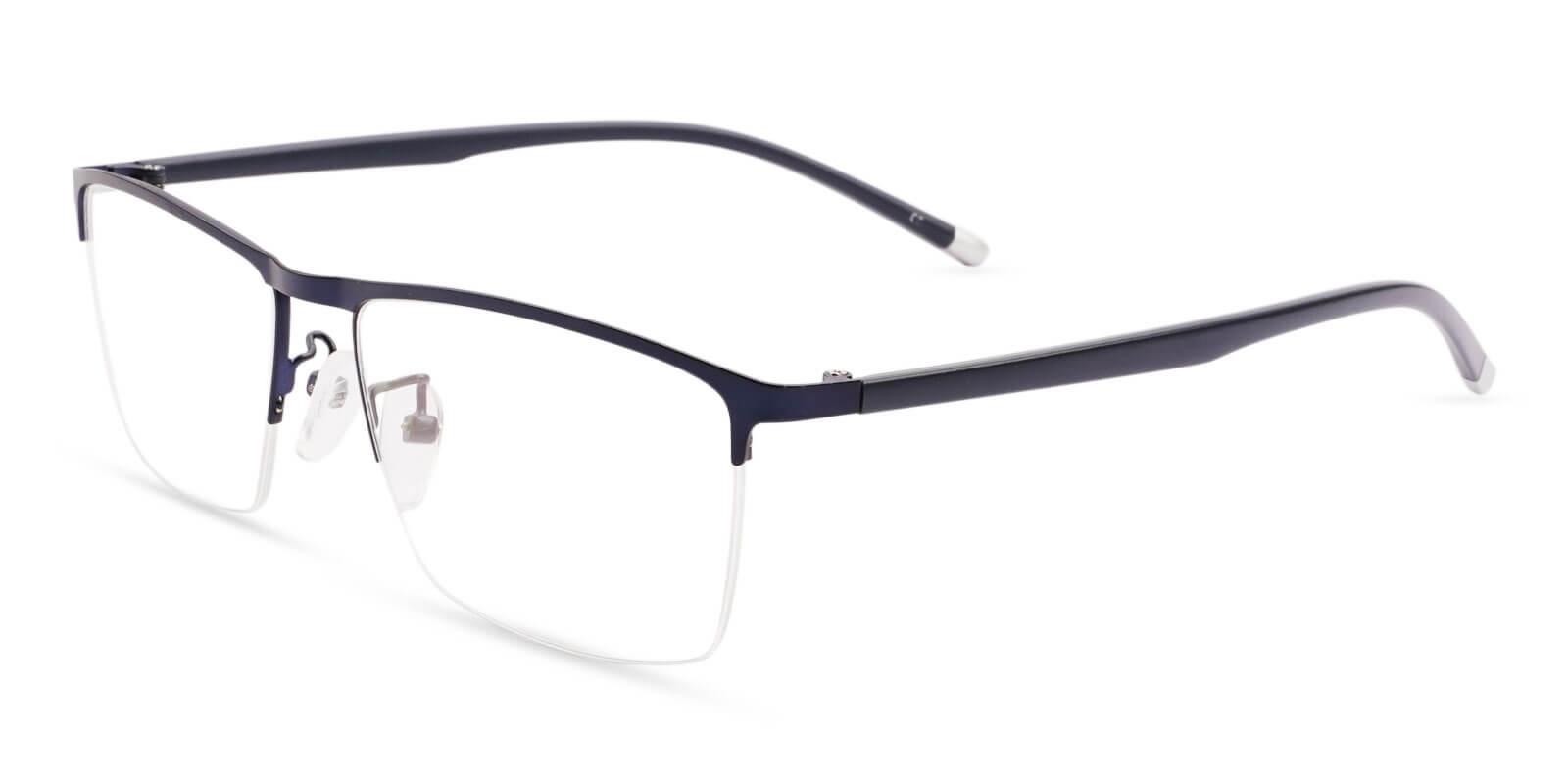 Eve Blue Prescription Glasses Side