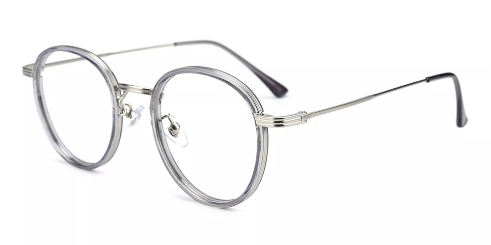 Macon Gray Prescription Glasses Side