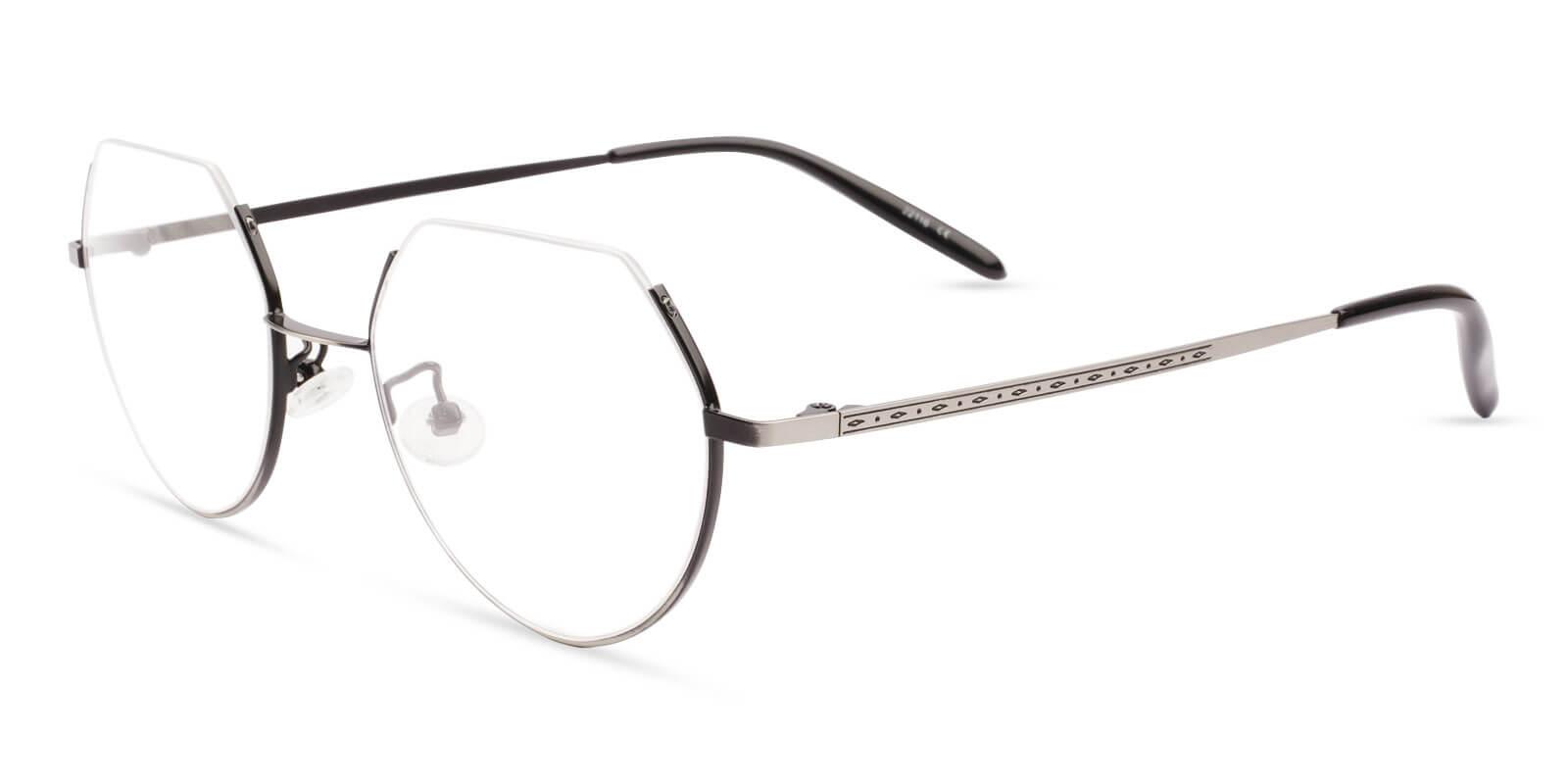 Alycia Silver Prescription Glasses Side