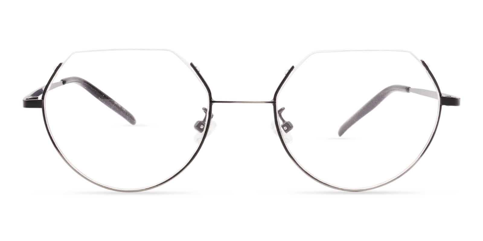 Alycia Silver Prescription Glasses Face