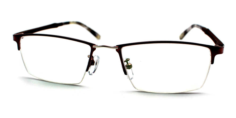 Walid Brown Prescription Glasses Side