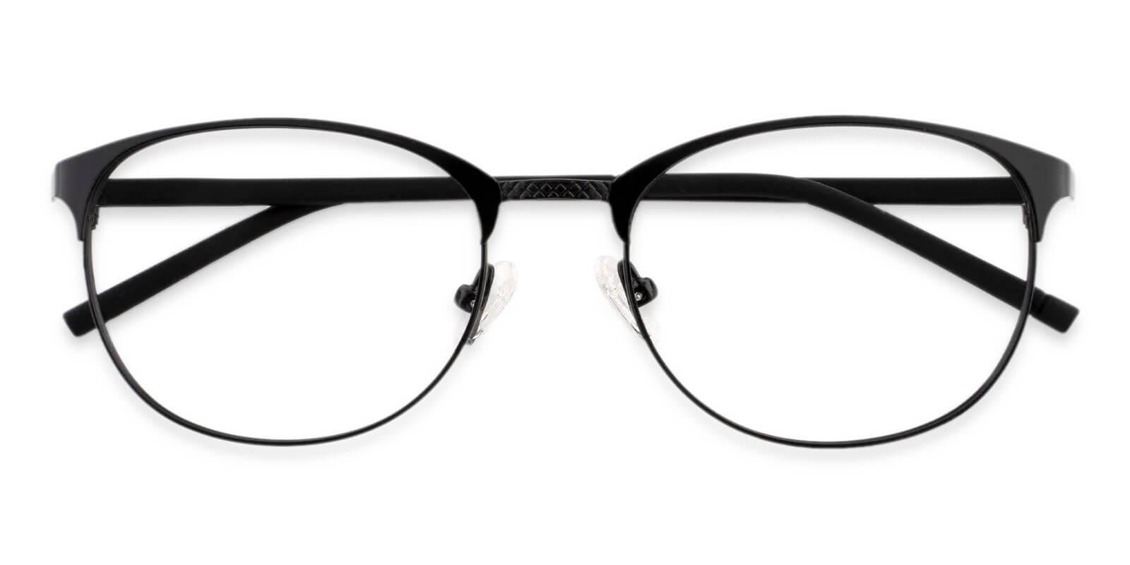 amy Black Prescription Glasses Front