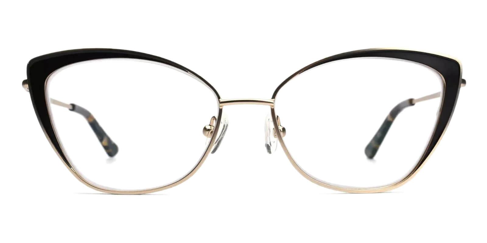Durham Gold Prescription Glasses Face