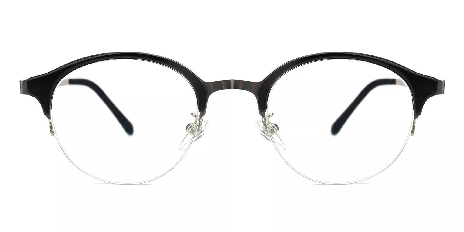 Meridian Black Prescription Glasses Face