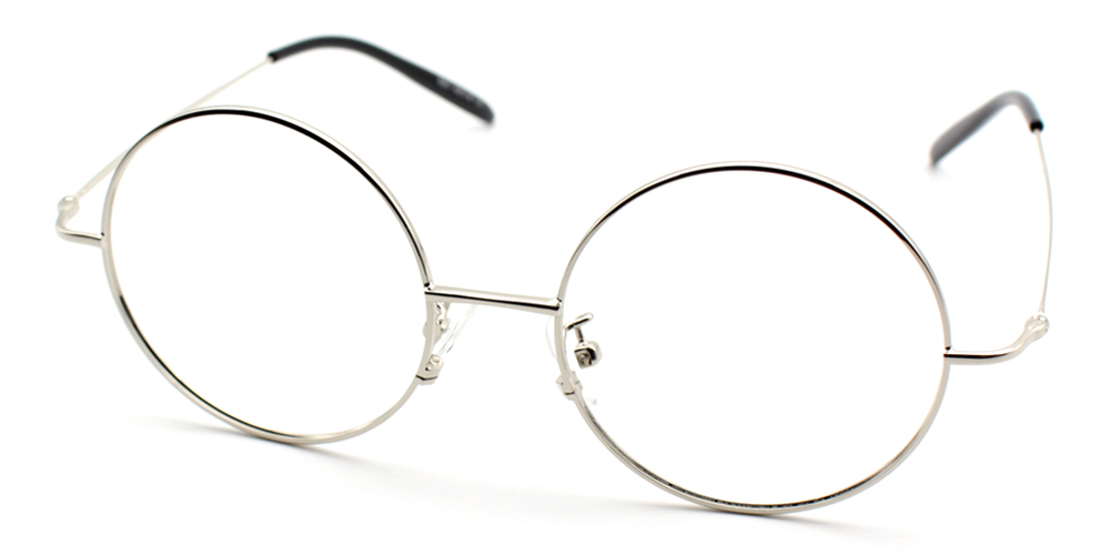 Charly Silver Prescription Glasses Side