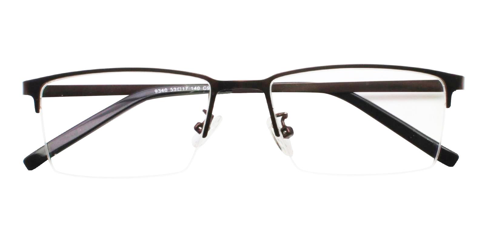 Florian Brown Prescription Glasses Front