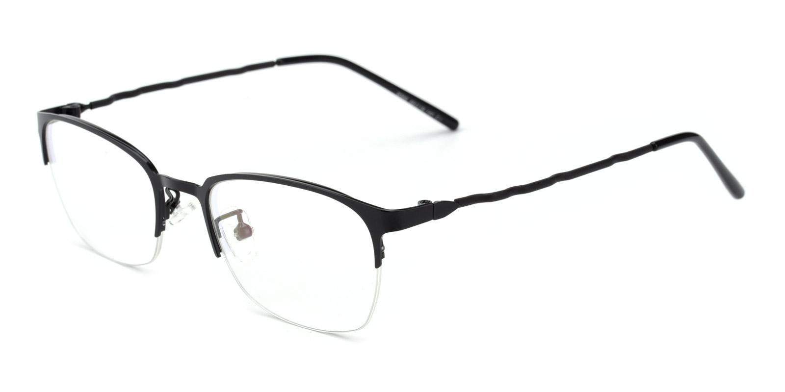 Shaina Black Prescription Glasses Side