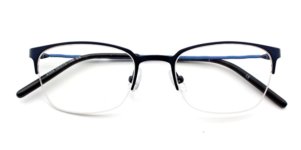 Shaina Blue Prescription Glasses Front