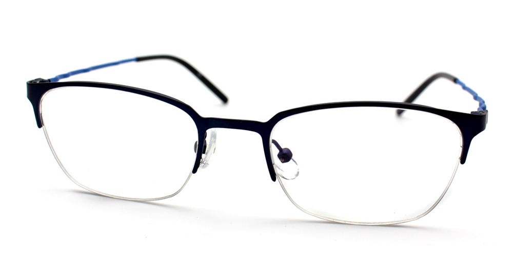 Shaina Blue Prescription Glasses Side