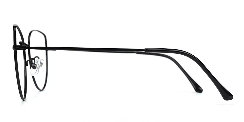 Beaumont Black Prescription Glasses Leg