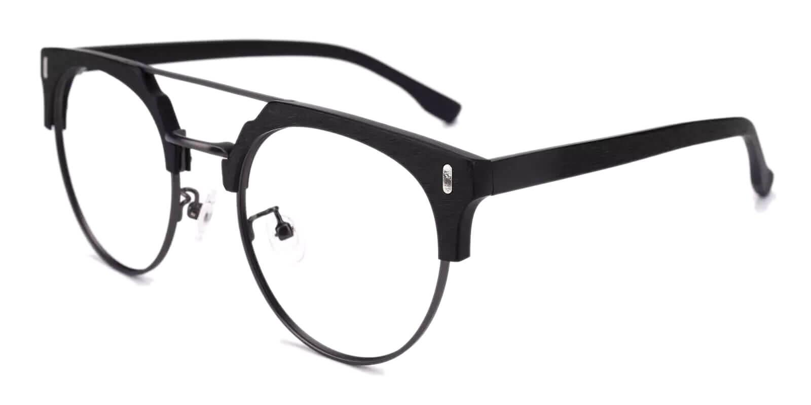 Evan Black Prescription Glasses Side