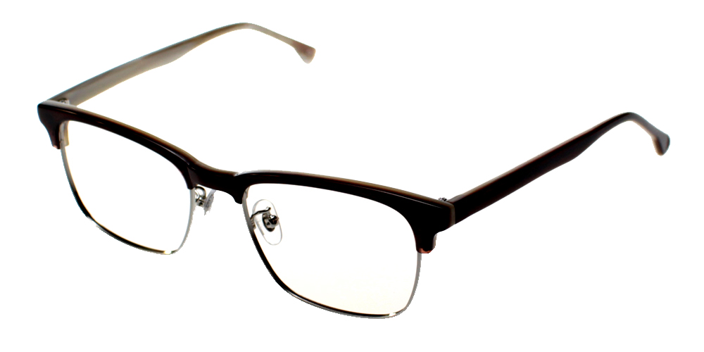 Groveland Brown Prescription Glasses Side
