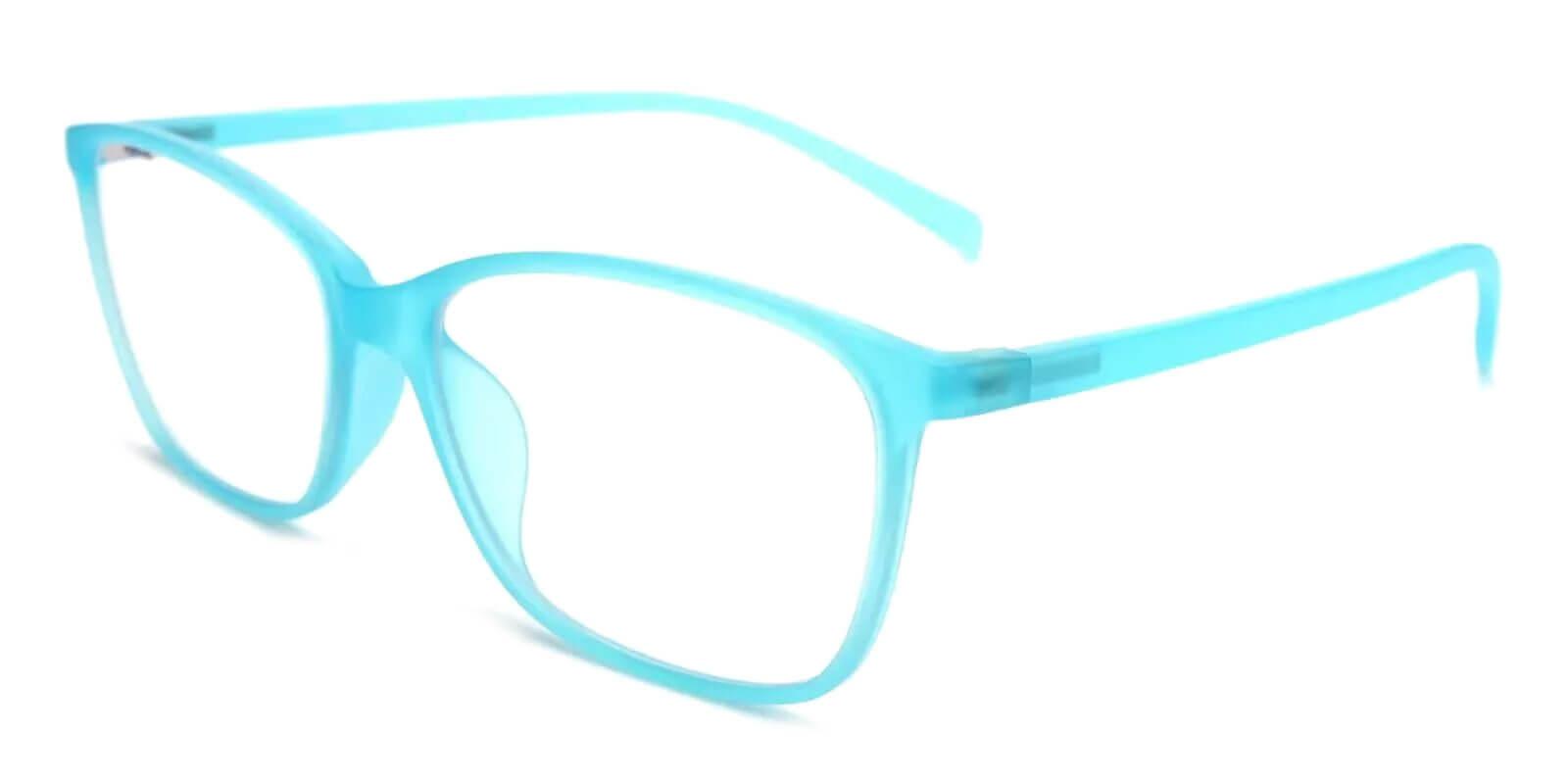 Bella Blue Prescription Glasses Side