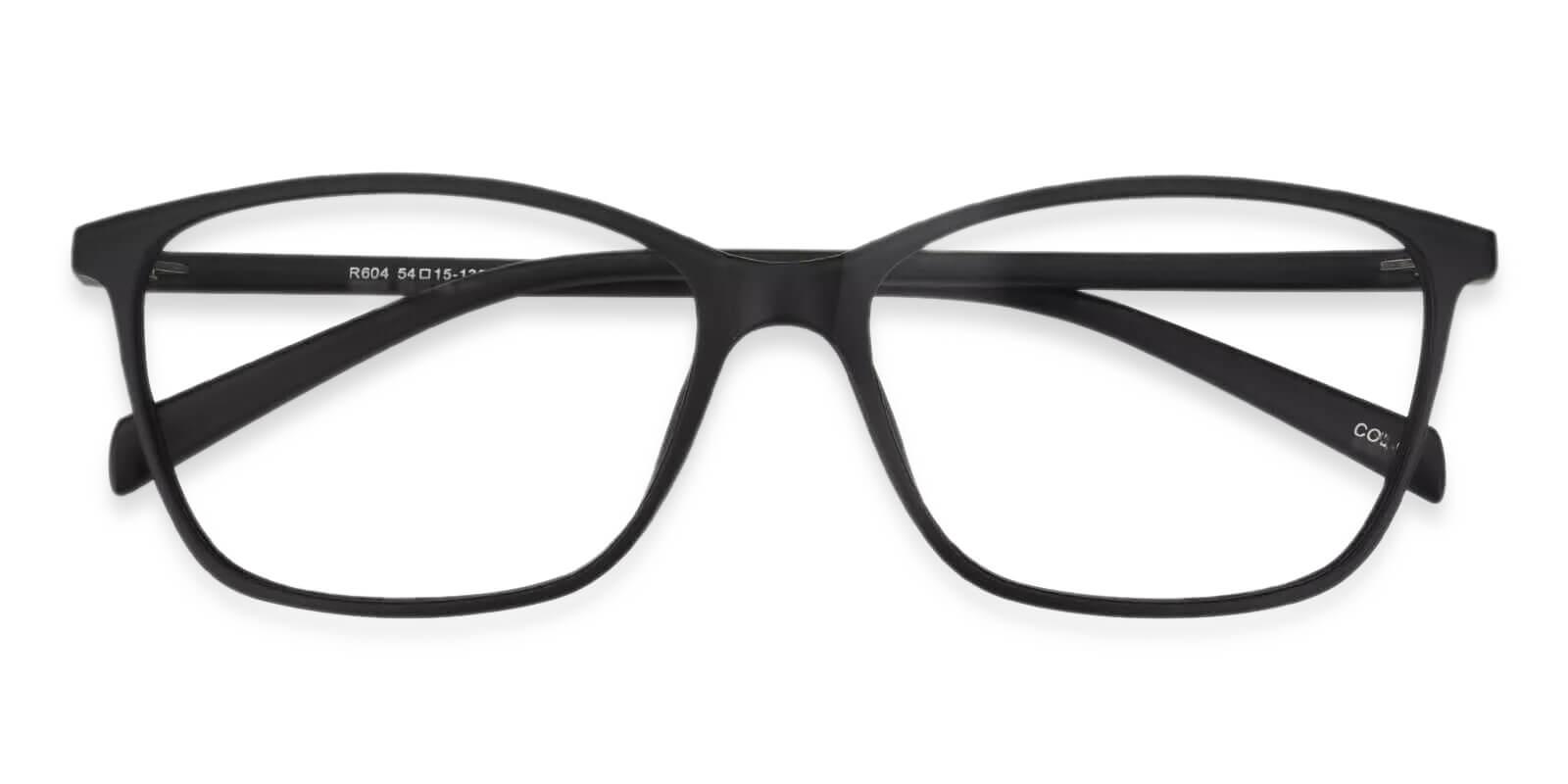 Bella Black Prescription Glasses Front