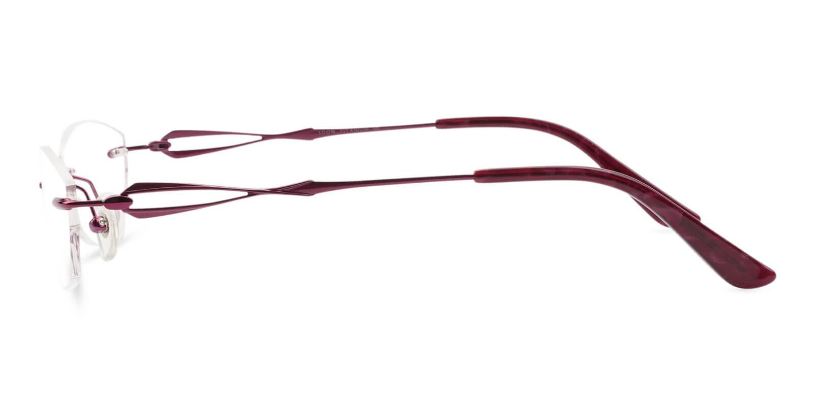 Olivia Red Titanium Glasses Leg