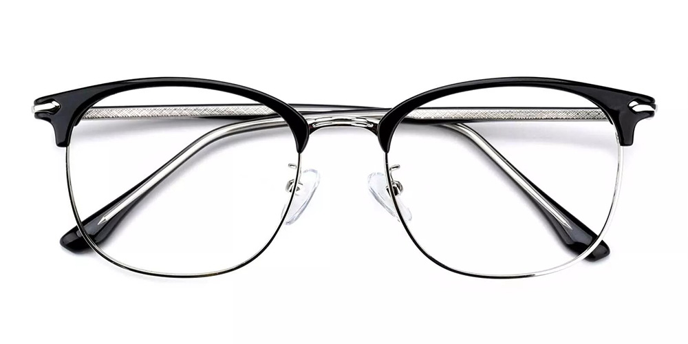 Kansas Black Prescription Glasses Front