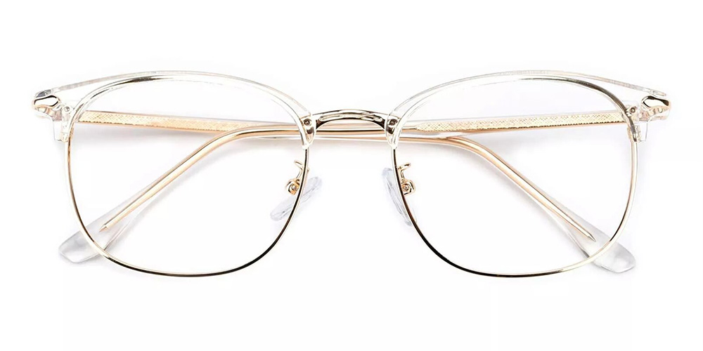 Kansas Clear Prescription Glasses Front