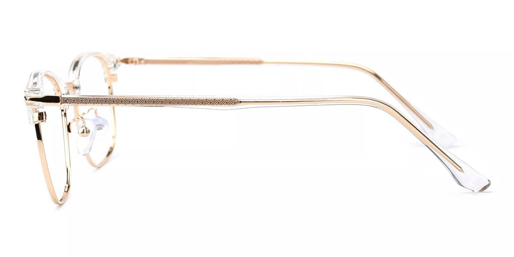 Kansas Clear Prescription Glasses Leg