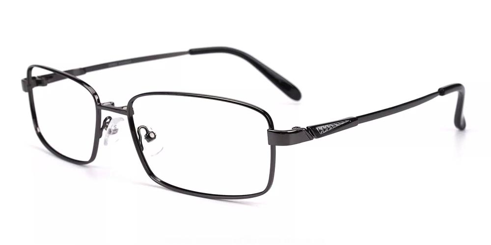 Allentown Gray Clip On Sunglasses Side