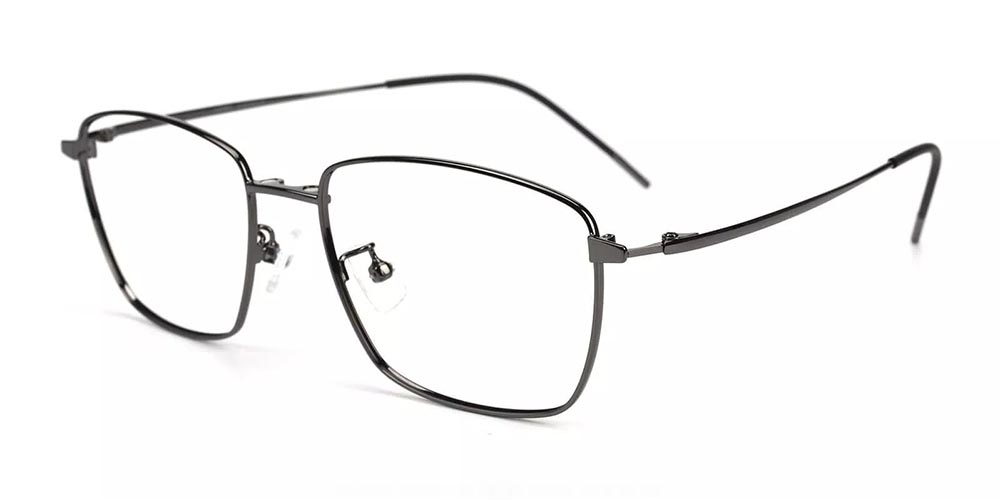 Pearland Gray Clip On Sunglasses Side