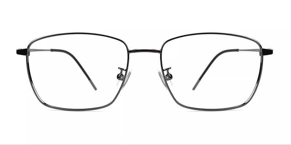 Pearland Gray Clip On Sunglasses Face