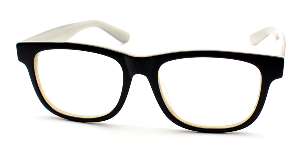 Nassim White Prescription Glasses Side