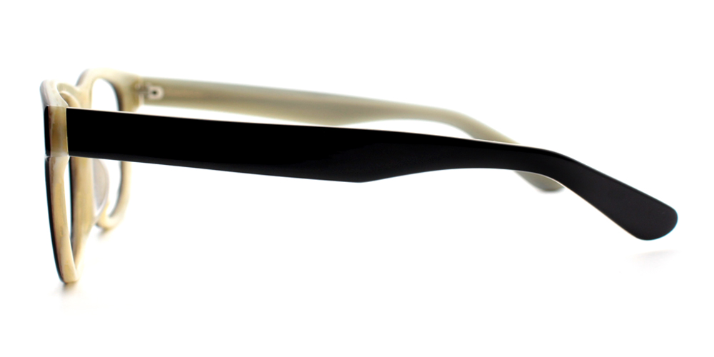 Nassim White Prescription Glasses Leg