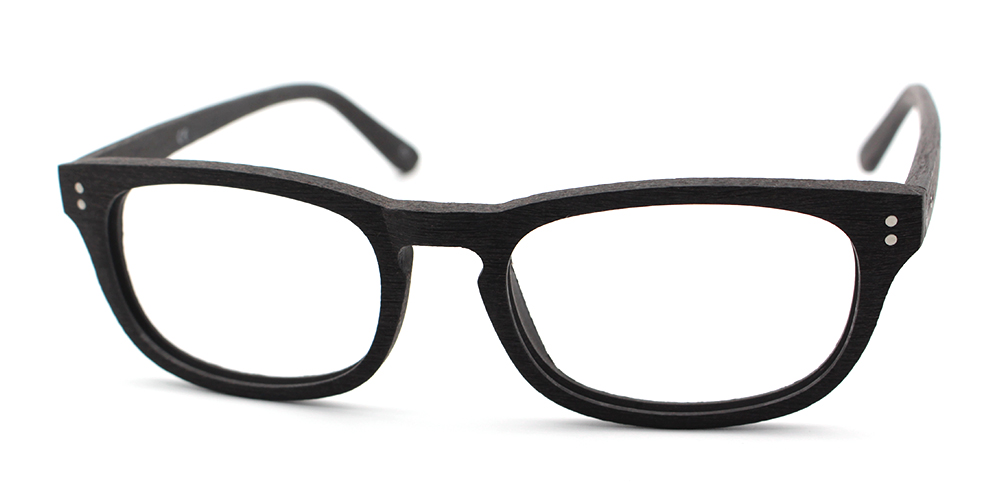 London Black Prescription Glasses Side