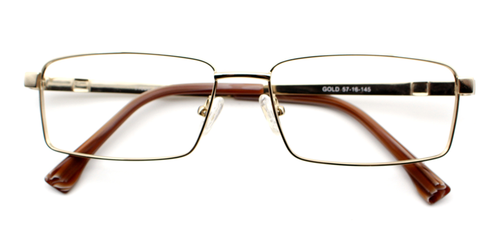 Eliot Gold Prescription Glasses Front