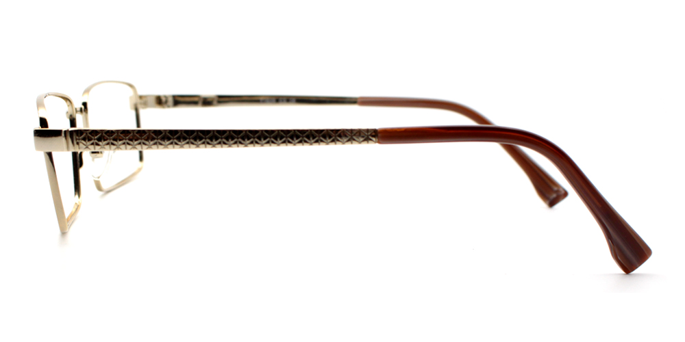 Eliot Gold Prescription Glasses Leg