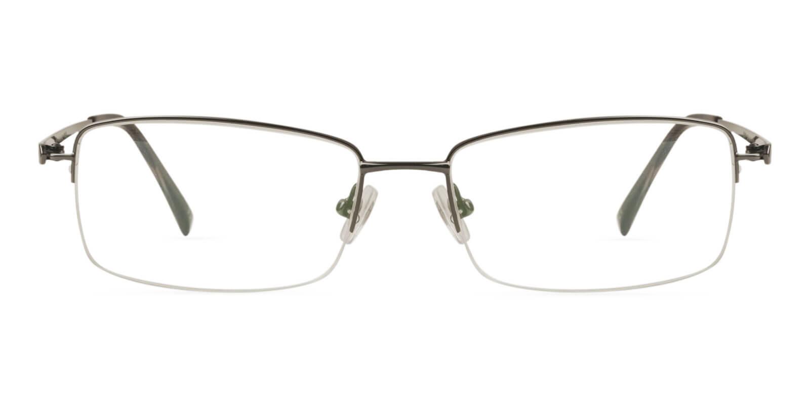 Angelo Gray Titanium Glasses Face